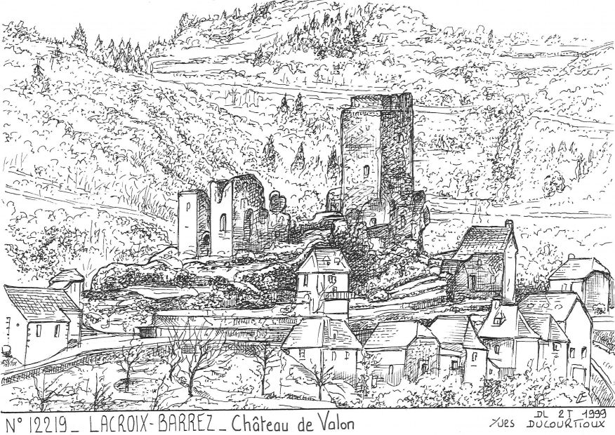 N 12219 - LACROIX BARREZ - château de valon